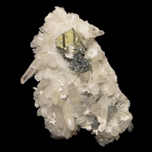 Chalcopyrite & Quartz