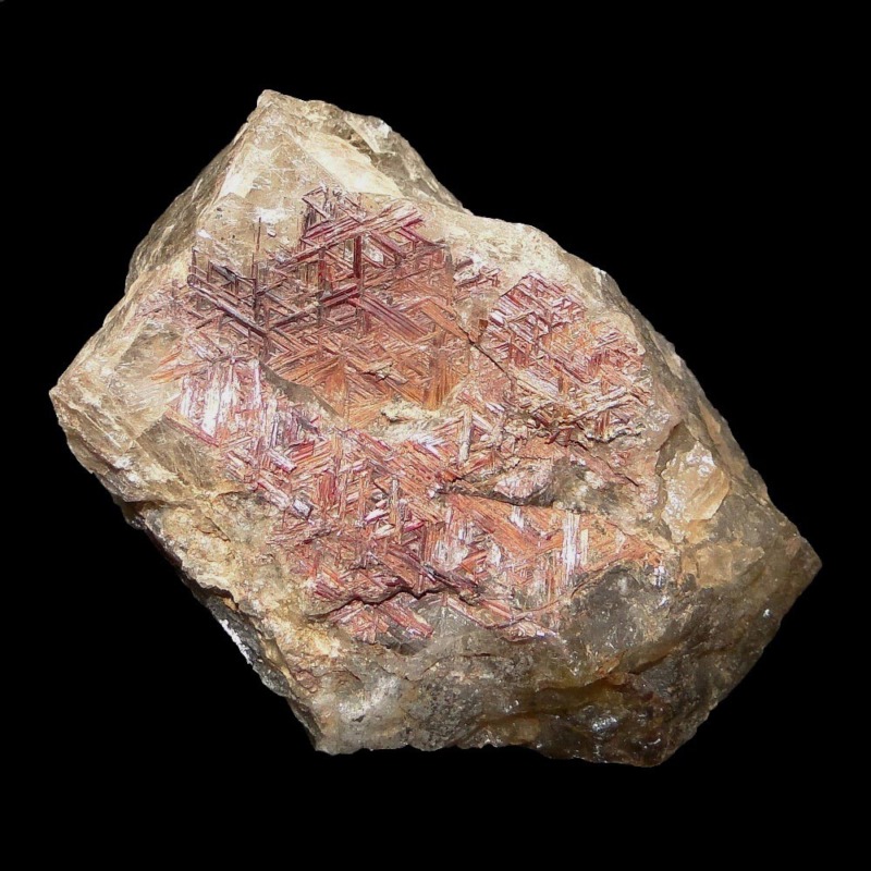 Rutile (Var: Sagenite)